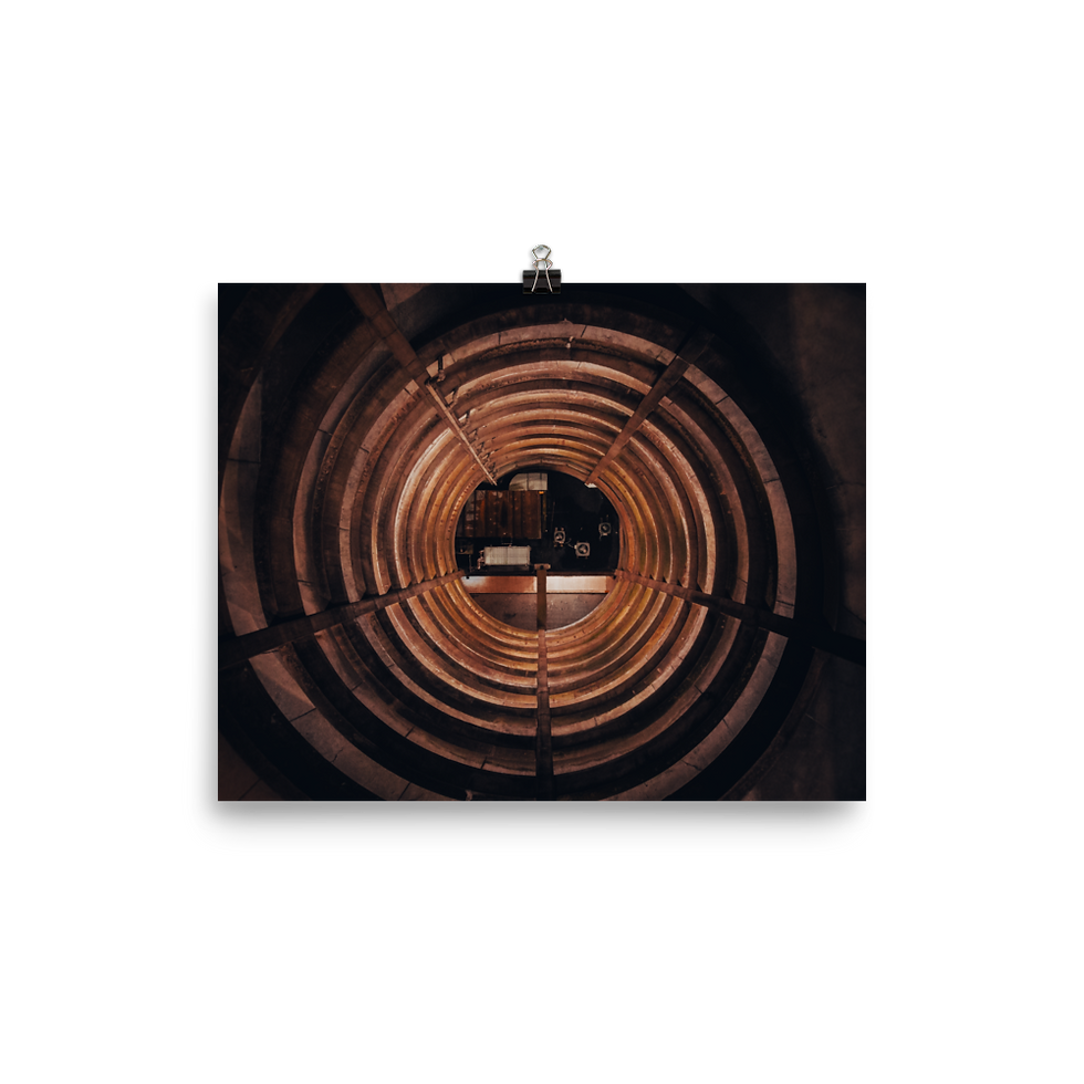Thumbnail: Photo paper Spiral Garage poster 