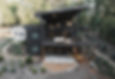 Transart custom contemporary home exterior with a shed roof and balcony in Canton, GA