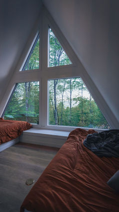 Wayah Cove is a custom designed A-Frame designed by architect James Knight of Reynard Custom Homes. architectural design in Franklin, NC. mountain home. home design. home architect.