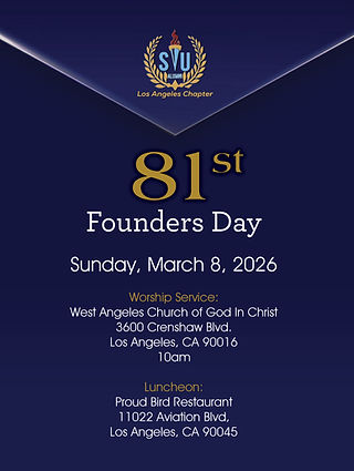 Southern University Alumni Los Angeles Chapter Founders Day 2026_81st Celebration Flyer.jp