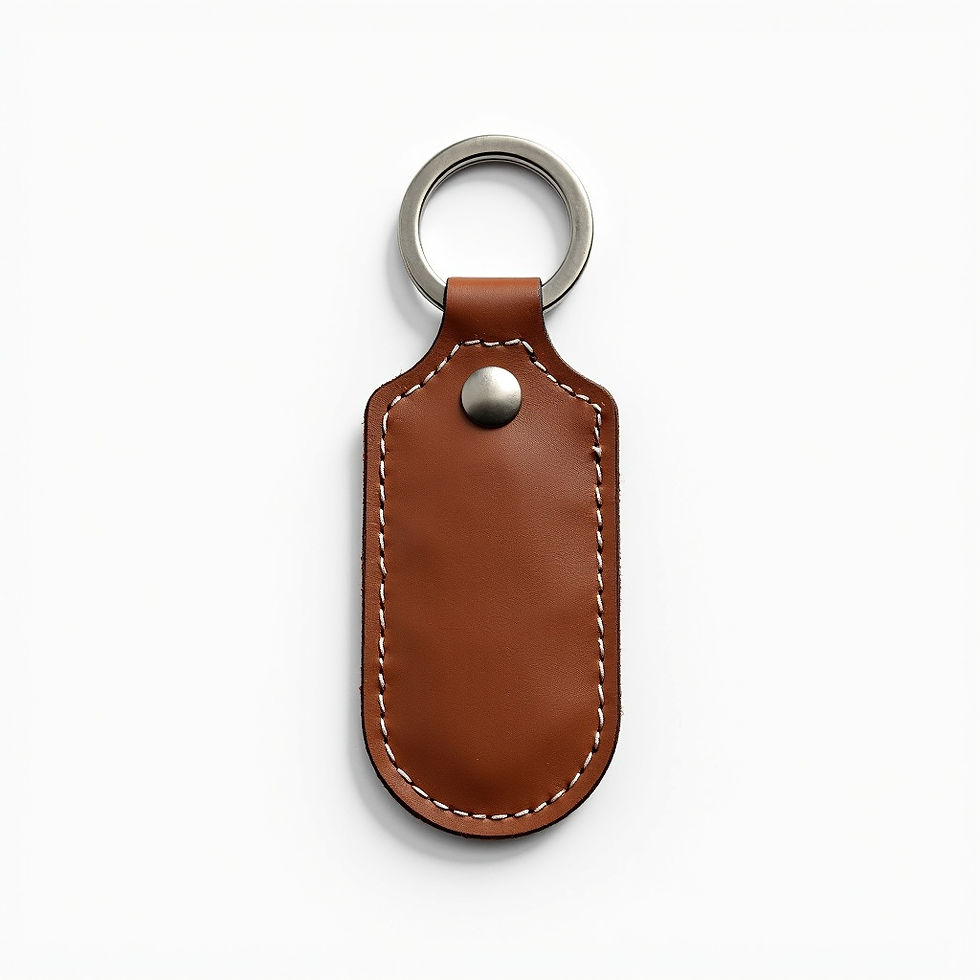 Leather Fob Keychain