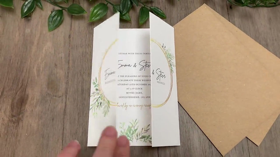 Thumbnail: Gatefold Invitation 