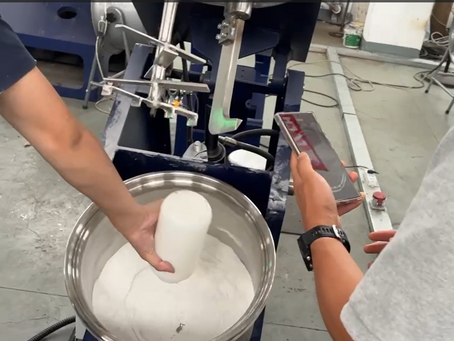 With the tilting mixer, the production of future battery materials is now possible!