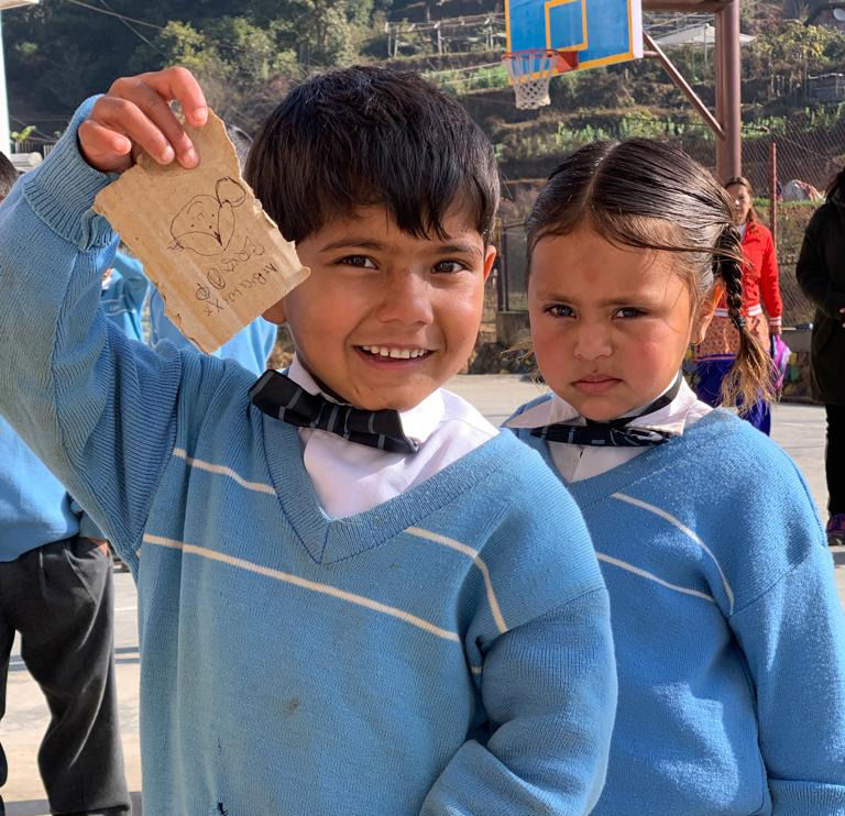 Schüler der Life Vision Academy, Nepal
