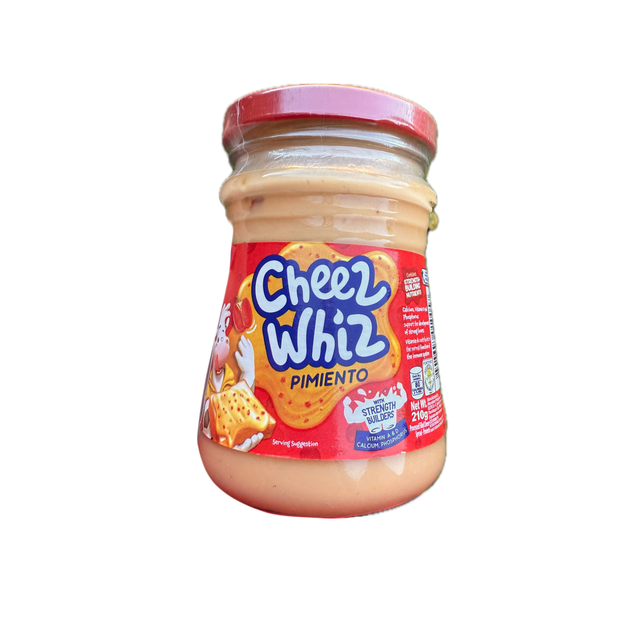 Kraft Cheez Whiz Pimiento 210g