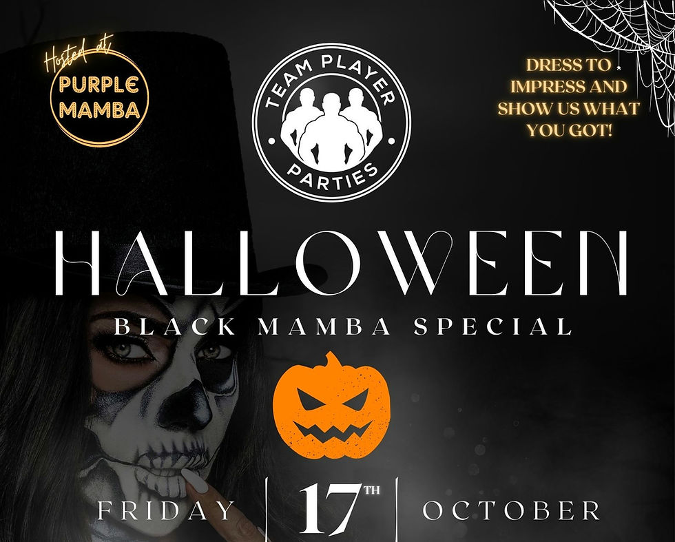 BLACK MAMBA HALLOWEEN SOIRÈE 🎃