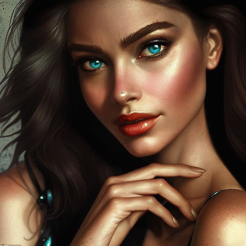 une femme très belle, in the style of still from a retrofuturistic film, Lofi steampunk, c
