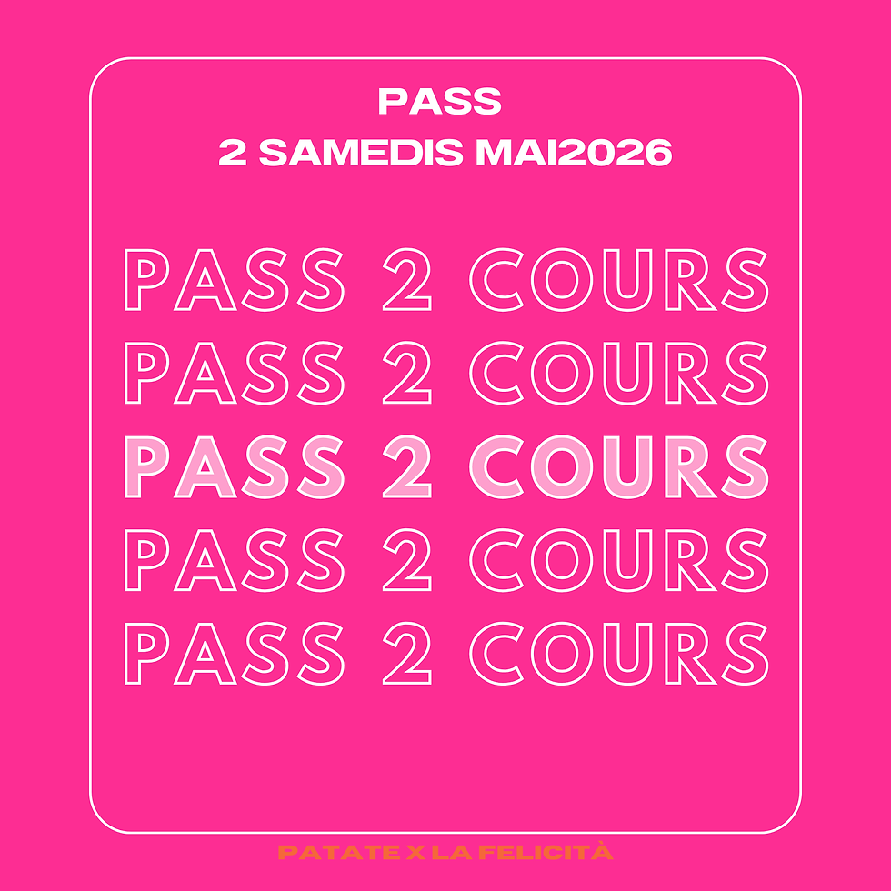 PASS 2 SAMEDIS MAI 2026