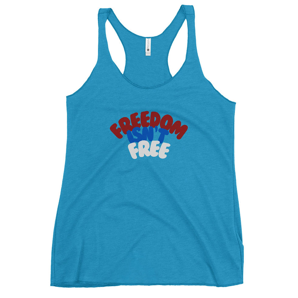 Thumbnail: Freedom Isn't Free Women's Racerback Tank