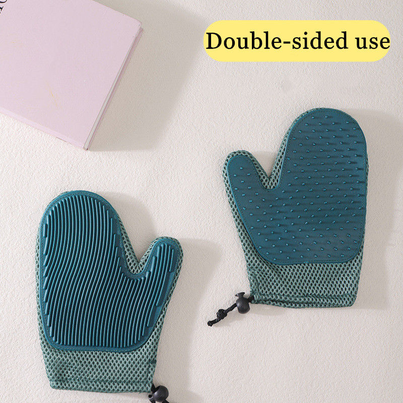 Thumbnail: Silicone Massage Gloves and Pet Hair Removal Brushes