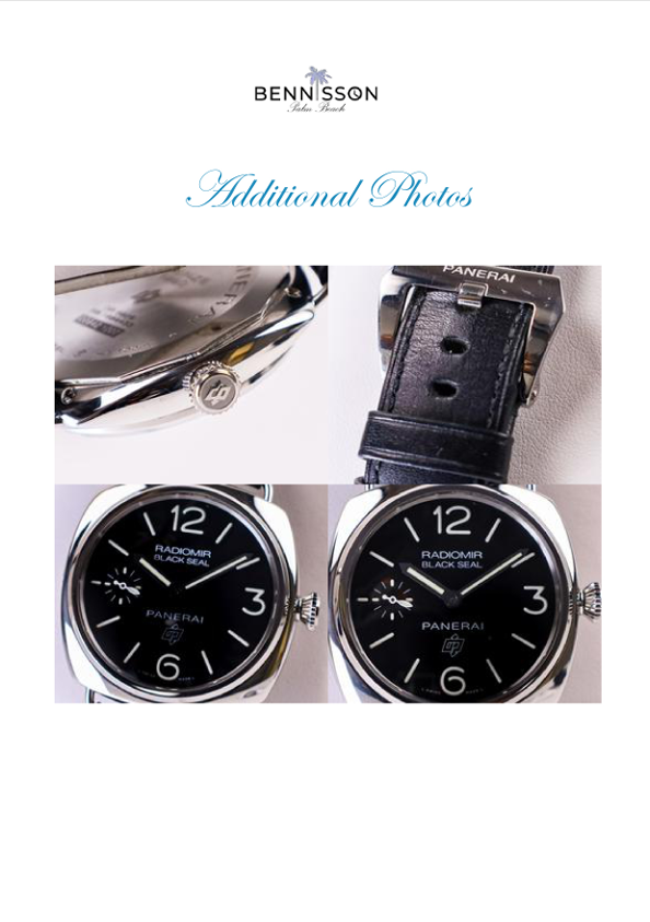 Thumbnail: 2015 Panerai Radiomir Black Seal 45mm Black Dial Manual-Winding