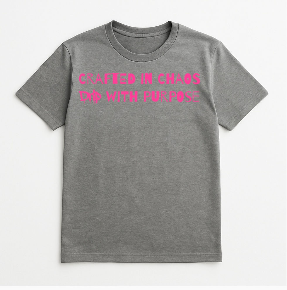 Thumbnail: Crafted With Chaos Drip With Purpose