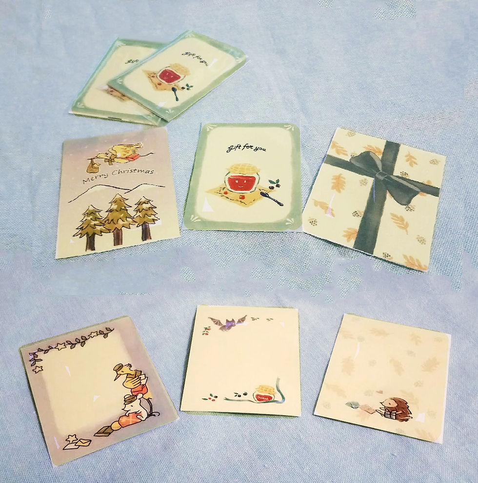 動物小鎮禮物小卡