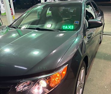 Badger North Rides taxi cab Wausau Wisconsin night