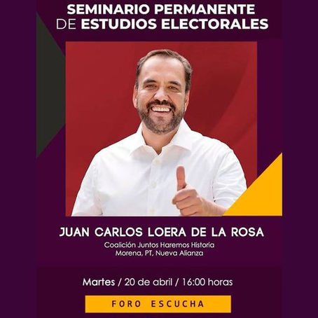 LOERA:"PRESENTE PRESIDENTE" ANTE LA FCPYS