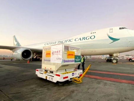 Recibe México 3 millones de dosis de CanSino, de una sola inyección