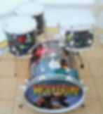 Custom Wolverine / X-Men Comic Book Drum Wrap