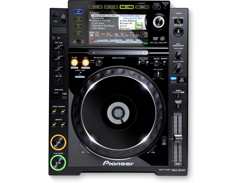 Pioneer CDJ2000 DJ deck