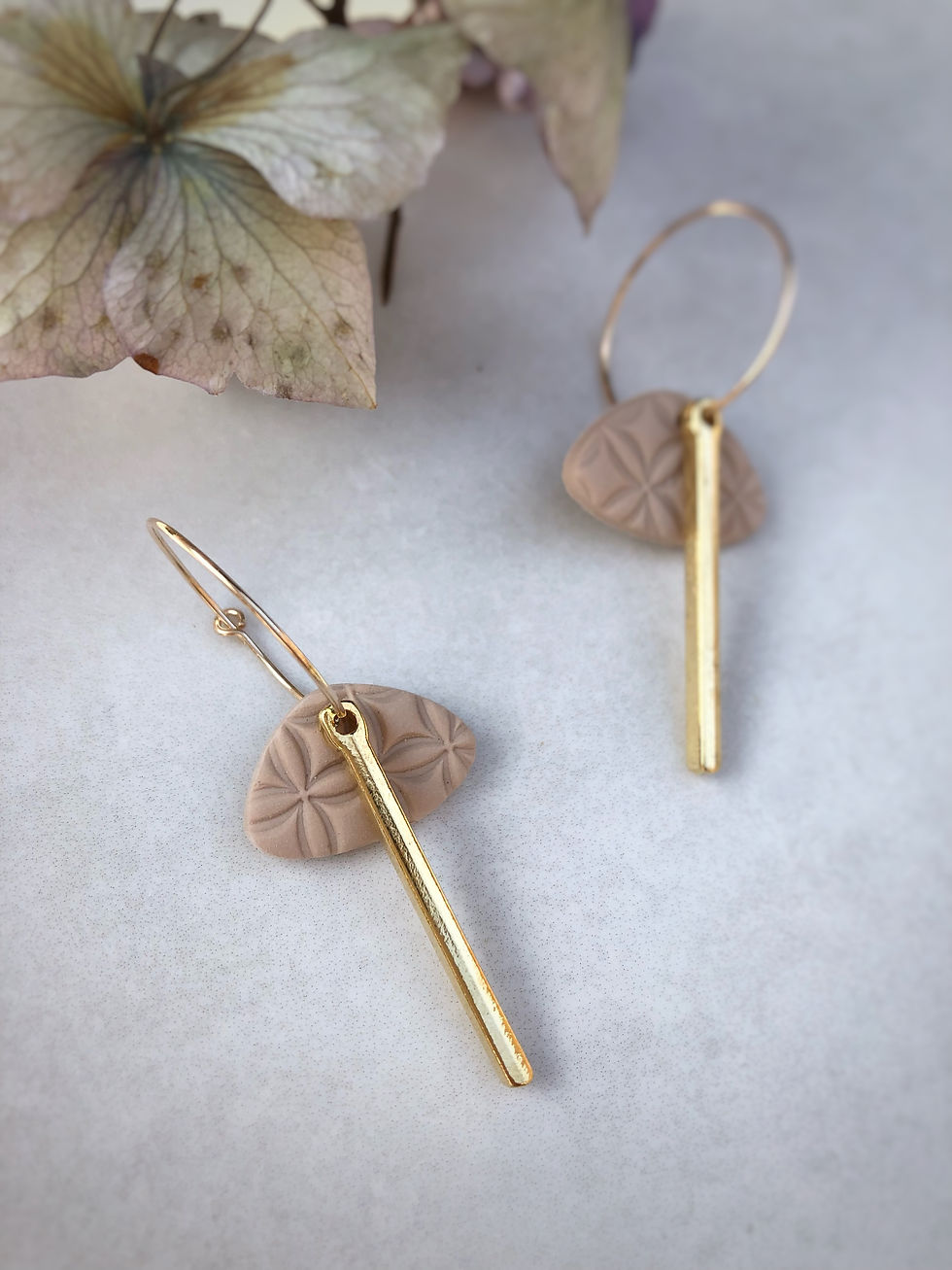 Thumbnail: Amara Gold Hoop Earrings