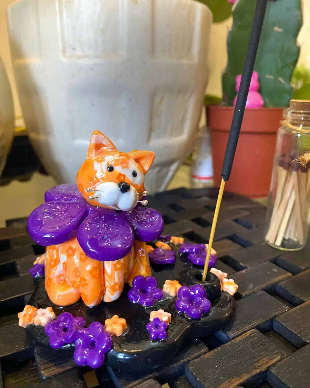 Tutu Incense Stick Holder | Orange