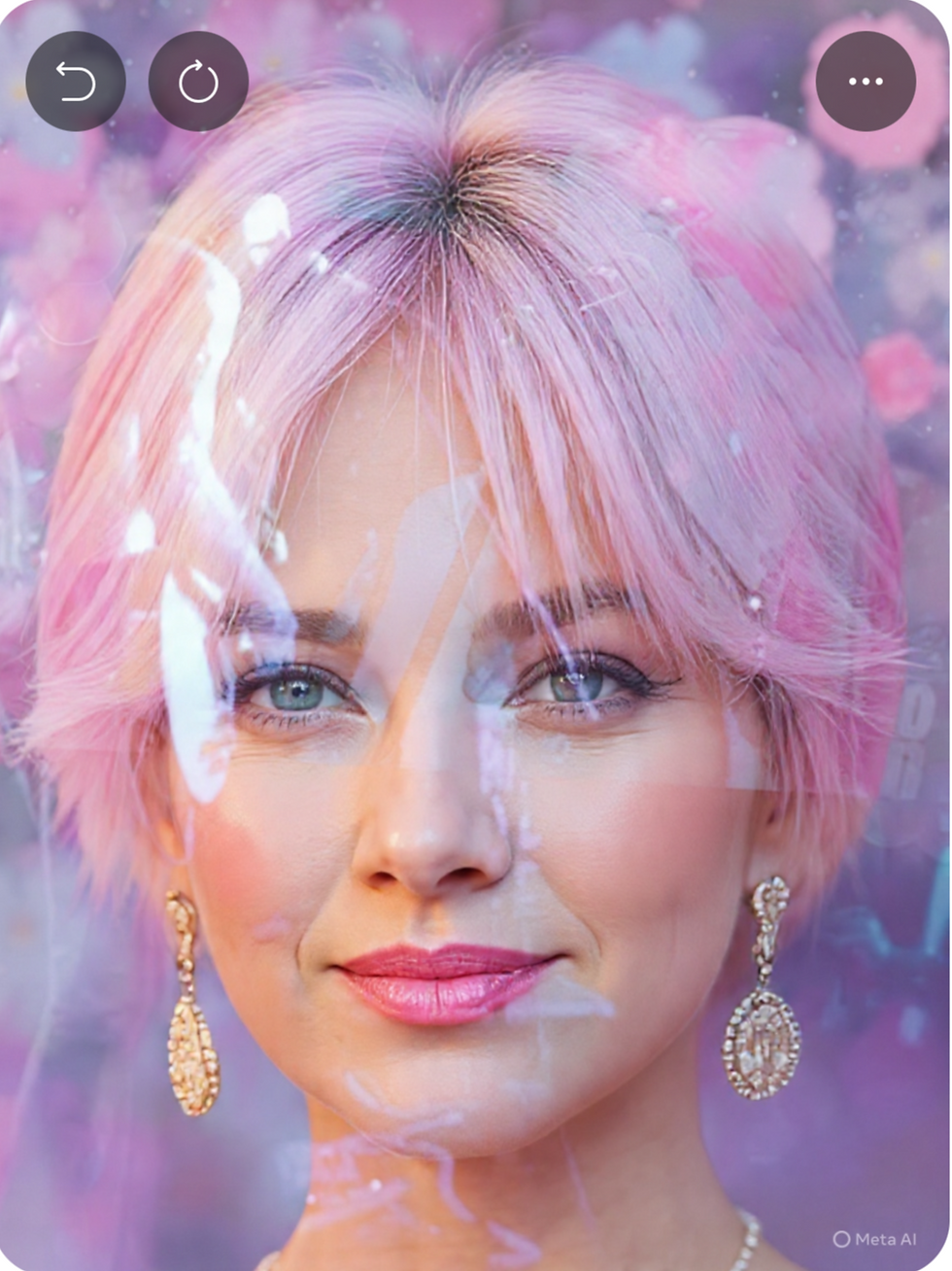 Natural Blonde Hair Color & Blue Eyes (…well not the pink haze); Diet Try #2