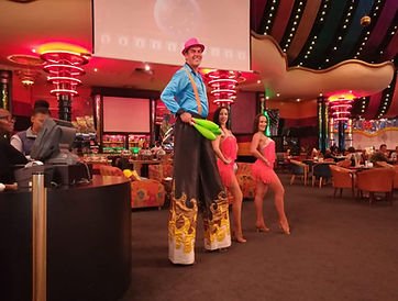Carnival City Latin American dancers and juggler creates the perfect match for this promotion event