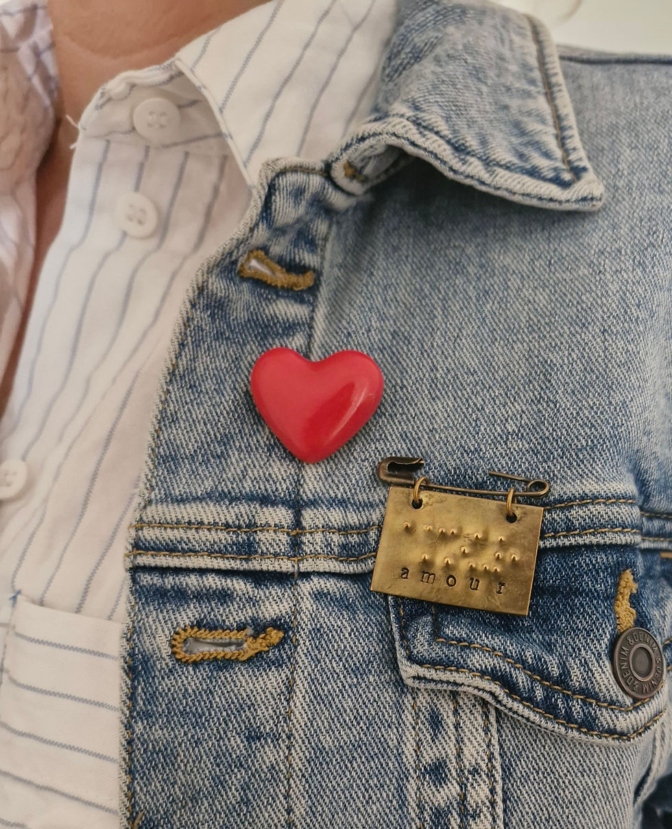 Miniature : Broche / Pin's Coeur
