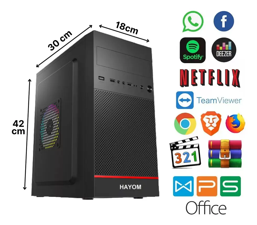 Miniatura: Computador Completo Intelcore I3 8gb Ssd256gb Kit Monitor 19