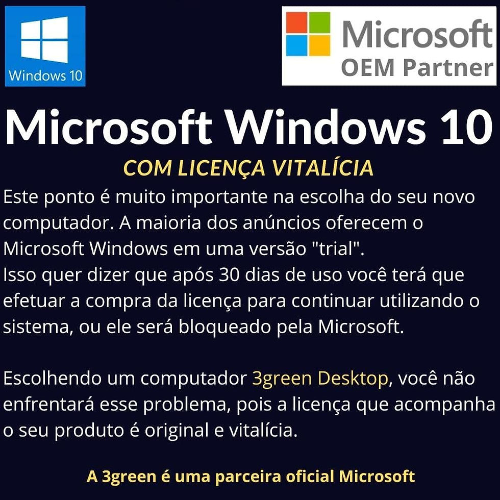 Miniatura: Computador Completo 3green Desktop Intel Core i5 16GB Monitor 21.5" Full HD HDMI