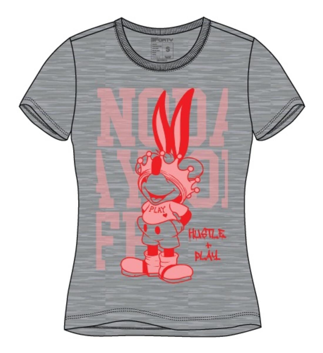 JUNIOR HUSTLE AND PLAY PRINTED TEE