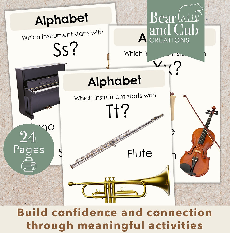 Thumbnail: Musical Instruments Preschool Digital Learning Book