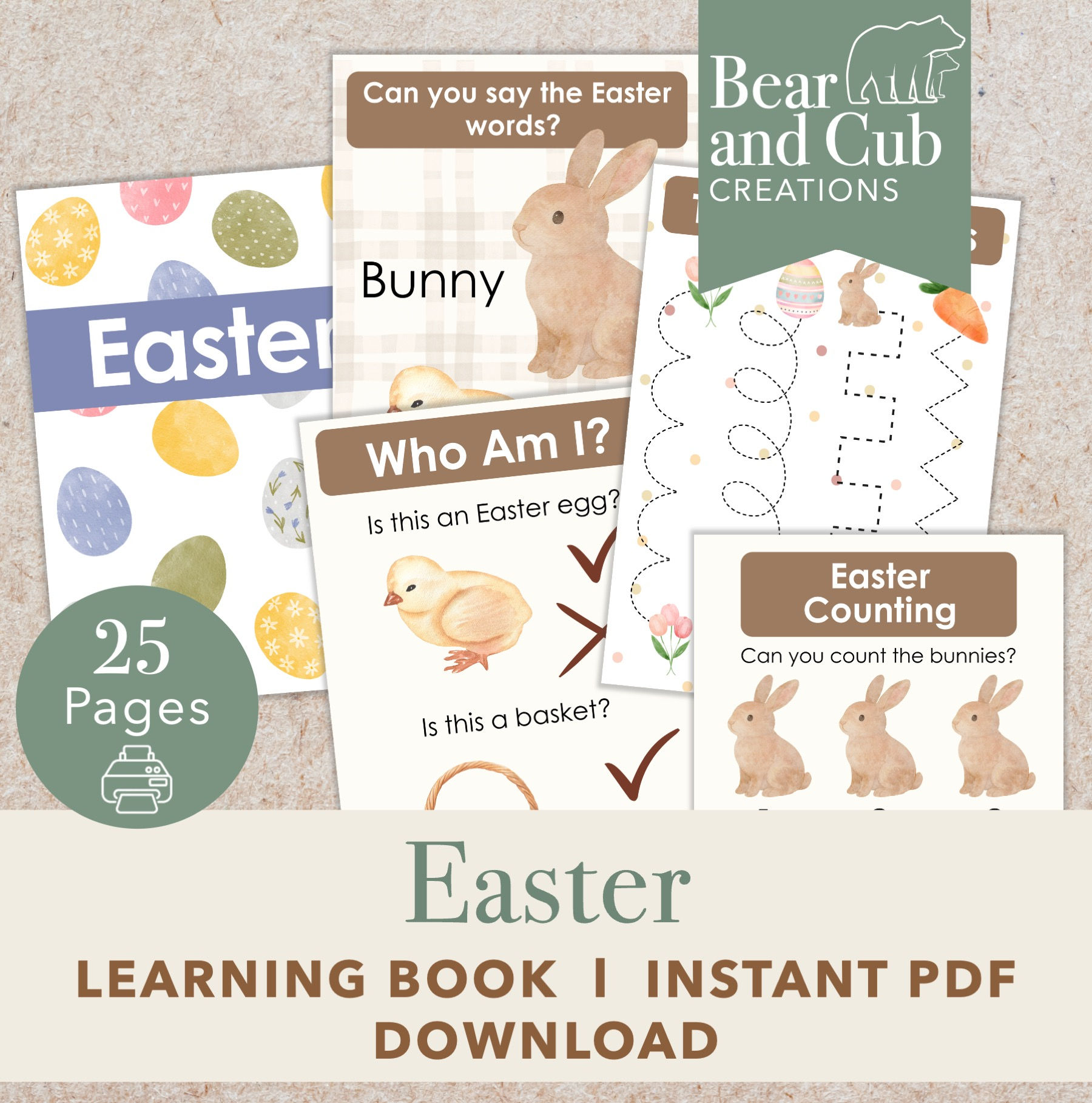 Easter Preschool Digital Learning Book