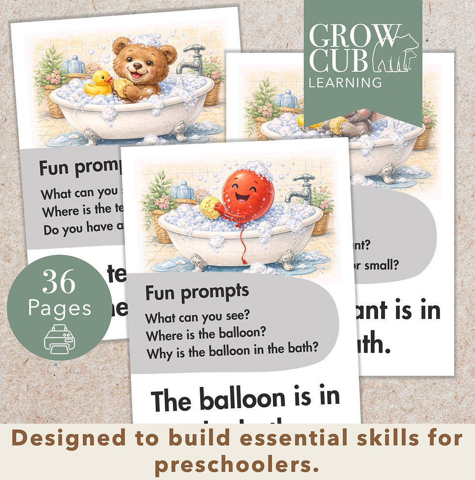 Thumbnail: GrowCub Early Reading  - Section 5, Read for Fun. Digital Learning