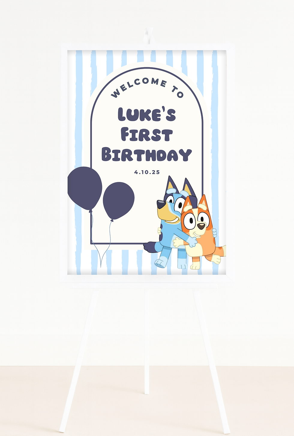 Thumbnail: Welcome Sign with Easel and Frame
