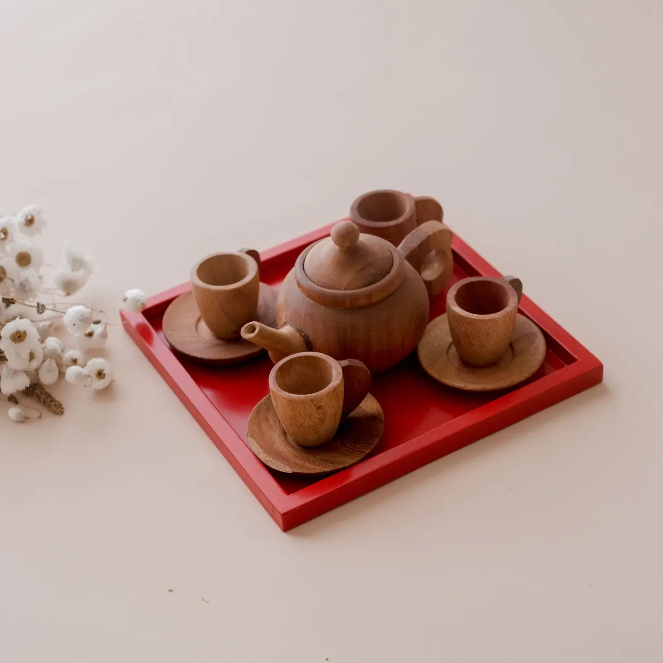 Wooden Japanese Tea Set - Q Toys