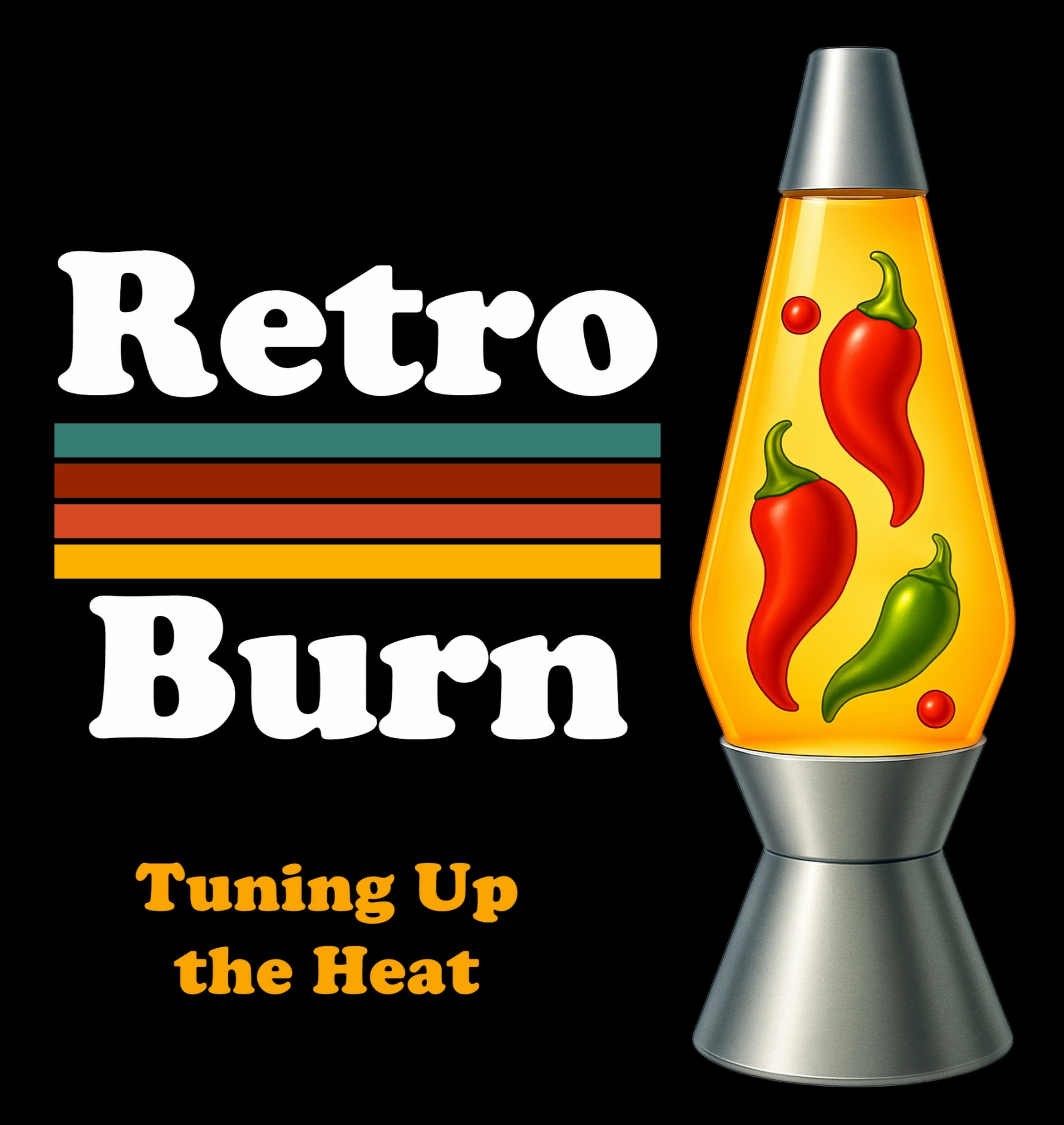 Retro Burn Logo 2" Magnet
