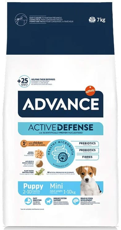 Advance Puppy Mini Tavuklu Küçük Irk Yavru Köpek Maması 7 Kg