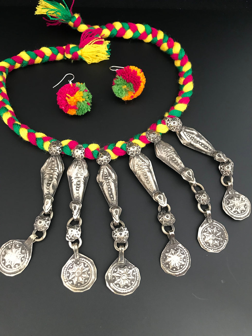 Afghan Tribal Necklace Set