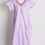 Thumbnail: Lavender Printed Pure Cotton Nightwear in Regular Size
