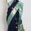 Thumbnail: Damini : Silk Mark Certified Organza Banarasi Saree with 36 Size Stitched Blouse