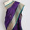 Thumbnail: Gauri : Silk Mark Certified Katan Banarasi Saree in Purple and Green