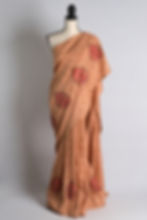 Embroidery Designer Saree in Brown