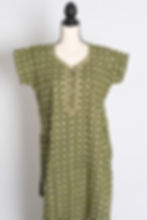 Printed Green Pure Cotton Nightwear in Regular Size