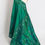 Thumbnail: Bimala : Silk Mark Certified Green Bishnupur Katan Silk Printed Baluchari Saree