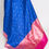 Thumbnail: Ila : Certified Silk Banarasi Saree in Royal Blue and Dark Pink
