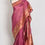 Thumbnail: Mrinal : Certified Silk Banarasi Saree in Purplish Pink and Dark Red
