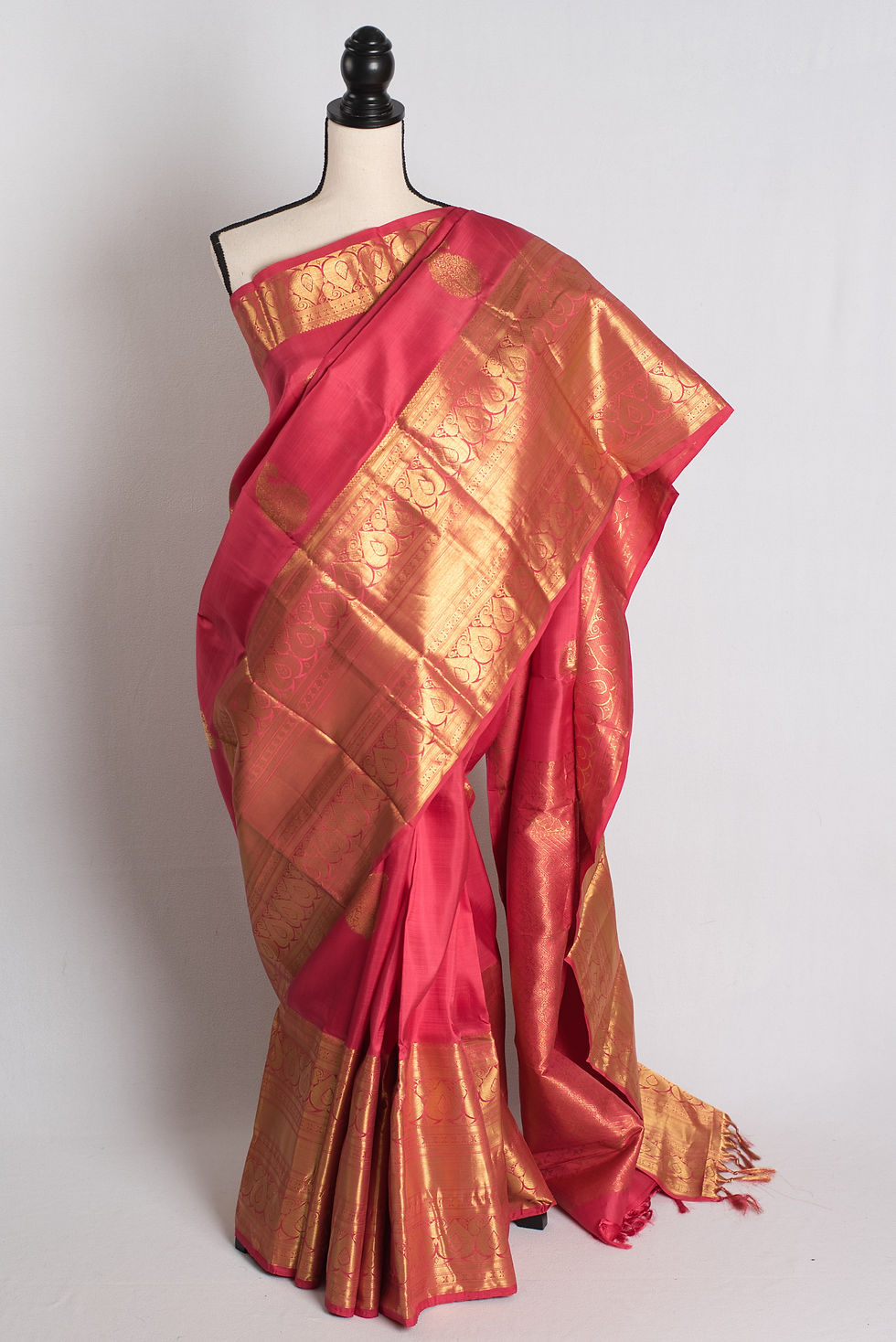 Petal Pink : Silk Mark Certified Handwoven Kanjivaram Silk Saree