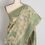 Thumbnail: Vandana : Budget Friendly Blended Cotton Banarasi Saree in Beige and Green