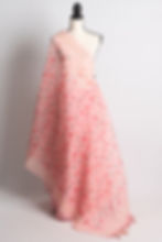 Sequin Work Soft Organza Saree with Embroidery Border in Light Pink
