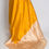 Thumbnail: Swarnima : Silk Mark Certified Golden Yellow and Cream Satin Silk Banarasi Saree